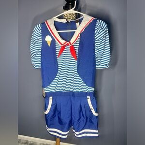 Stranger Things Robin Scoops Ahoy Halloween Costume Women's Medium